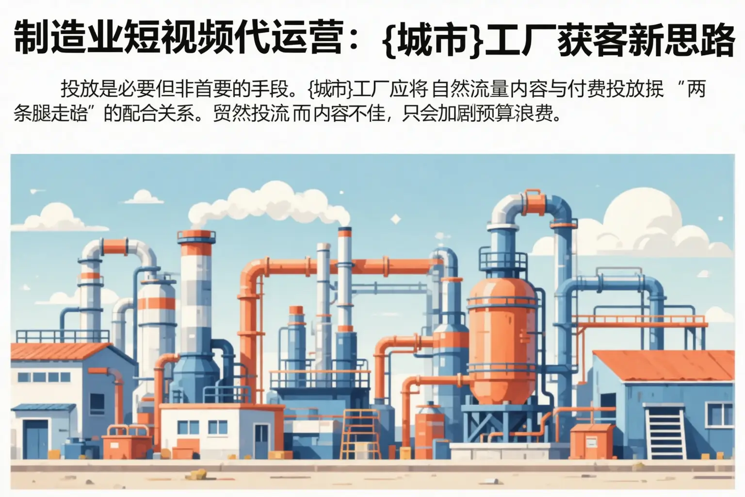 制造业短视频代运营：柯桥工厂获客新思路